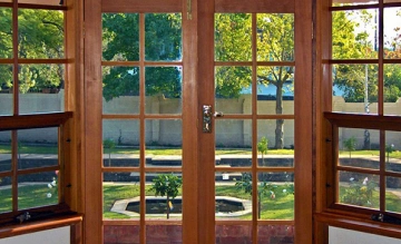 Home exterior showing windows and efficiency upgrades
