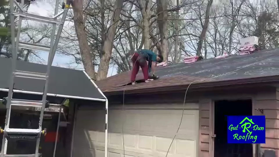 Shingle overlay installation in progress