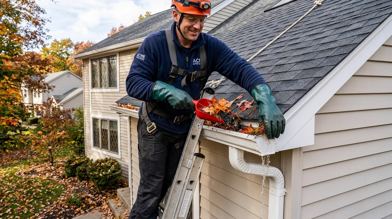 Fall Gutter Cleaning and Maintenance
